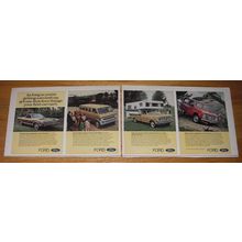 1971 Ford Ranchero, Club Wagon, Camper Special and Bronco Advertisement