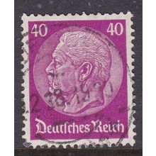 Germany 1934 President von Hindenburg 40pf Fine Used SG 505b VGC