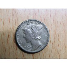1941 Mercury Dime 10 Cents Coin