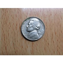 1963 USA 5 Cents Jefferson Nickel Coin