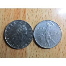 Italy 1972 50 Lire Coin