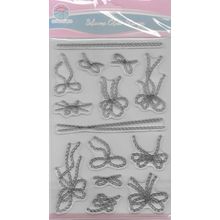 A6 Bow Stamp set. Stamping Cardmaking Scrapbooking Crafts