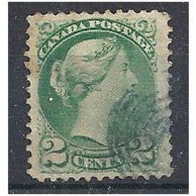 Canada 1889 SG104 2c Blue-Green Fine Used .