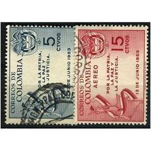 1954 Michel 687/688 - #2 fine used (o)