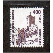 GER 2000 400pf ( €2.05) 'TOURIST SIGHTS' FINE USED (EBID30-209)