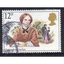 GB 1980 Famous Authoresses - Charlotte Bronte 12p Used