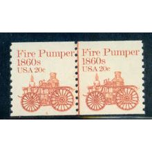 1908v 20c Fire Pumper Fine MNH Dry Gum CNP Left 5 W0235