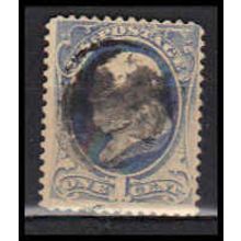 Used 206 1c Benjamin Franklin Barely Clears RA0428
