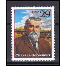 2869l 29c Charles Goodnight Fine MNH V2592