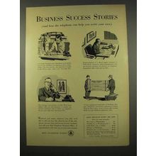 1956 Bell Telephone Ad - Business Success Stories