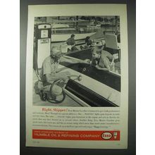 1961 Esso Marine Gasoline Ad - Right, Skipper!