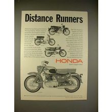 1966 Honda Touring 305, 160, 90, Sport 65 Motorcycle Ad