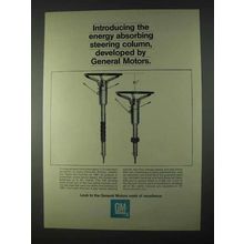 1966 General Motors Ad - Energy Absorbing Steering