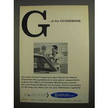1966 General Motors Ad - G is for Guidebook