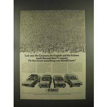 1974 Renault Car Ad - Made Their #1 Import
