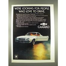 1977 Chevrolet Camaro Car Ad - Looking for People