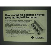 1978 Gould Activair Hearing Aid Batteries Ad