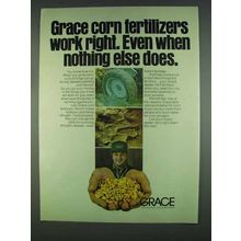 1978 Grace Corn Fertilizers Ad - Work Right