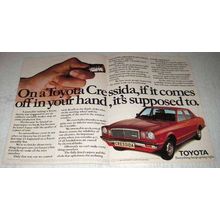 1979 Toyota Cressida Ad - If It Comes Off In Your Hand