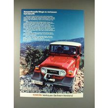 1979 Toyota Land Cruiser Hard Top Ad, in German
