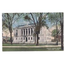 COUNTY COURT HOUSE, PORTLAND, MAINE, USA unused vintage postcard