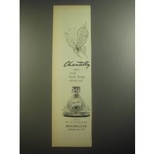 1958 Houbigant Cantilly Perfume Ad - Chantilly says such lovely things about you