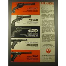 1957 Ruger Blackhawk, Single-Six, Standard & Mark I Target Pistols Advertisement
