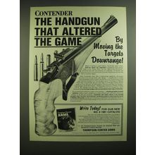 1981 Thompson/Center Contender Pistol Ad - Contender the Handgun that Altered