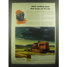 1945 GM Series 71 Diesel Engines Ad - Hard working hand that keeps on the job