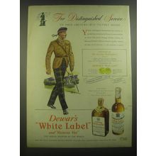 1945 Dewar's White Label and Victoria Vat Scotch Advertisement