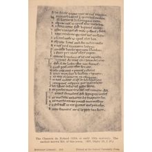 Chanson De Roland MS Digby Book Poem London British Museum Antique Postcard