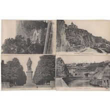 Avallon La Statue Le Pont Du Cousin 4x French Old Postcard s