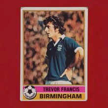 TOPPS FOOTBALL RED BACK 1977 #225 Birmingham City Trevor Francis