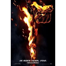 Ghost Rider_ Spirit of Vengeance (2012)_1 Movie Film Poster Canvas iconic design