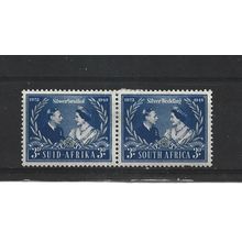 SouthAfrica.1948 Silver Wedding Pair.Mounted Mint.Aug25