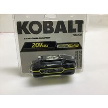 KOBALT #0437530 20V MAX LITHIUM-ION 2.0Ah up to 3X RUN BATTERY