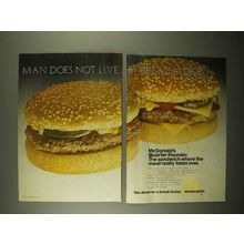 1973 McDonald's Quarter-Pounder Hamburger Ad!