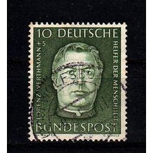 GERMANY BUND [1954] MiNr 0201 ( O/used ) (2)