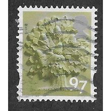 ENGLAND 97P 'ENGLISH OAK' (EN34) FINE USED (EBID66-510)