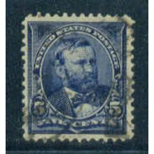 Used 281 5c Ulysses S. Grant Fine M04826