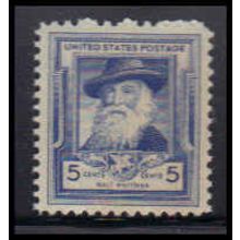 867 5c Walt Whitman Fine MNH KA2820