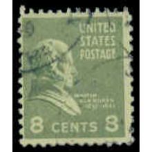 Used 813 8c Martin Van Buren Barely Clears M07849