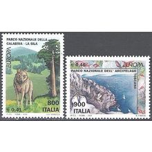 Italia 1999 Michel 2620 - 2621 Neuf ** Cote (2006) 3.00 Euro Europa CEPT Parcs
