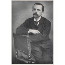 JM Barrie Peter Pan Book Author LGBT Portrait Photo Postcard