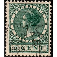 Netherlands 1924 Queen Wilhelmina 5c Used Stamp