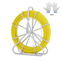 Fish Tape Fiberglass, 425 ft, 1/4 inch, Duct Rodder Fishtape Wire Puller, Ca...