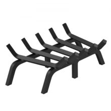 Fireplace Log Grate, 21 inch Heavy Duty Fireplace Grate with 6 Support Legs,...