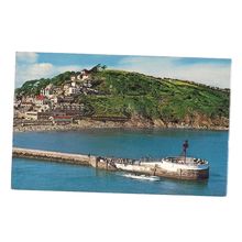 BANJO PIER, LOOE,CORNWALL. used postcard 1978 postmark =
