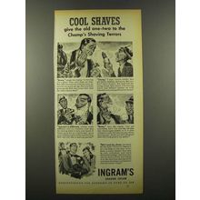 1941 Ingram's Shaving Cream Ad - Cool Shaves