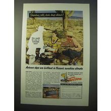 1952 Tucson Arizona Ad - Dreading Cold, Dark Days?